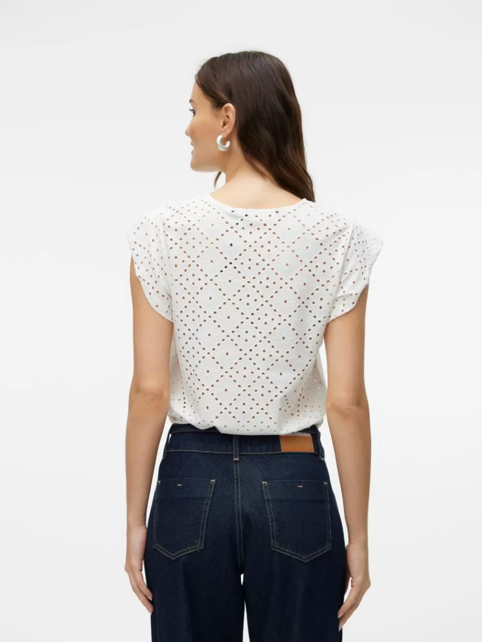 Hot VERO MODA VMTASSA Topp Snow White