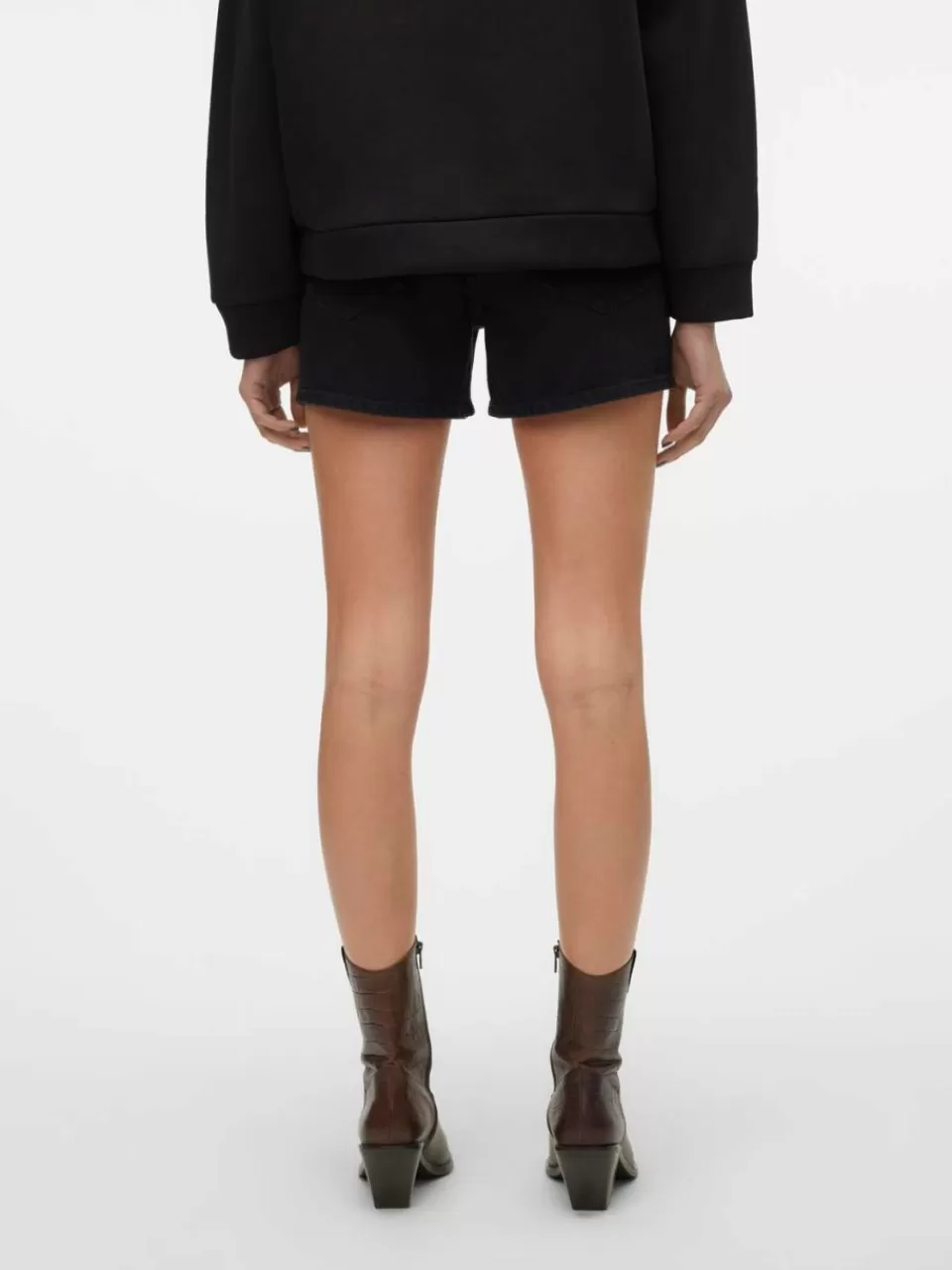 Best Sale VERO MODA VMTESS Shorts Black Denim