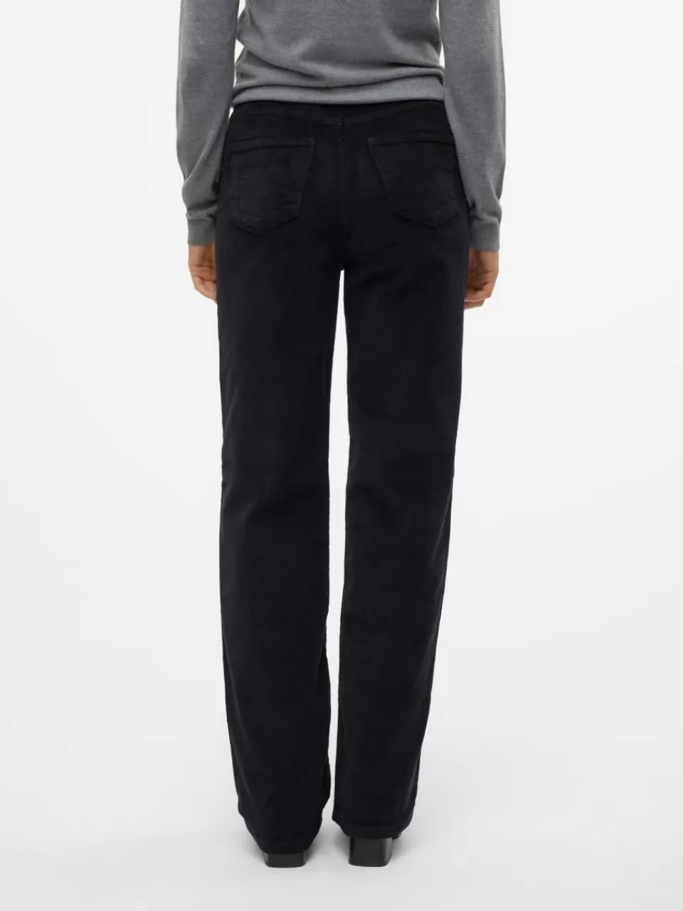 Fashion VERO MODA VMTESSA Høyt snitt Wide Fit Jeans Black