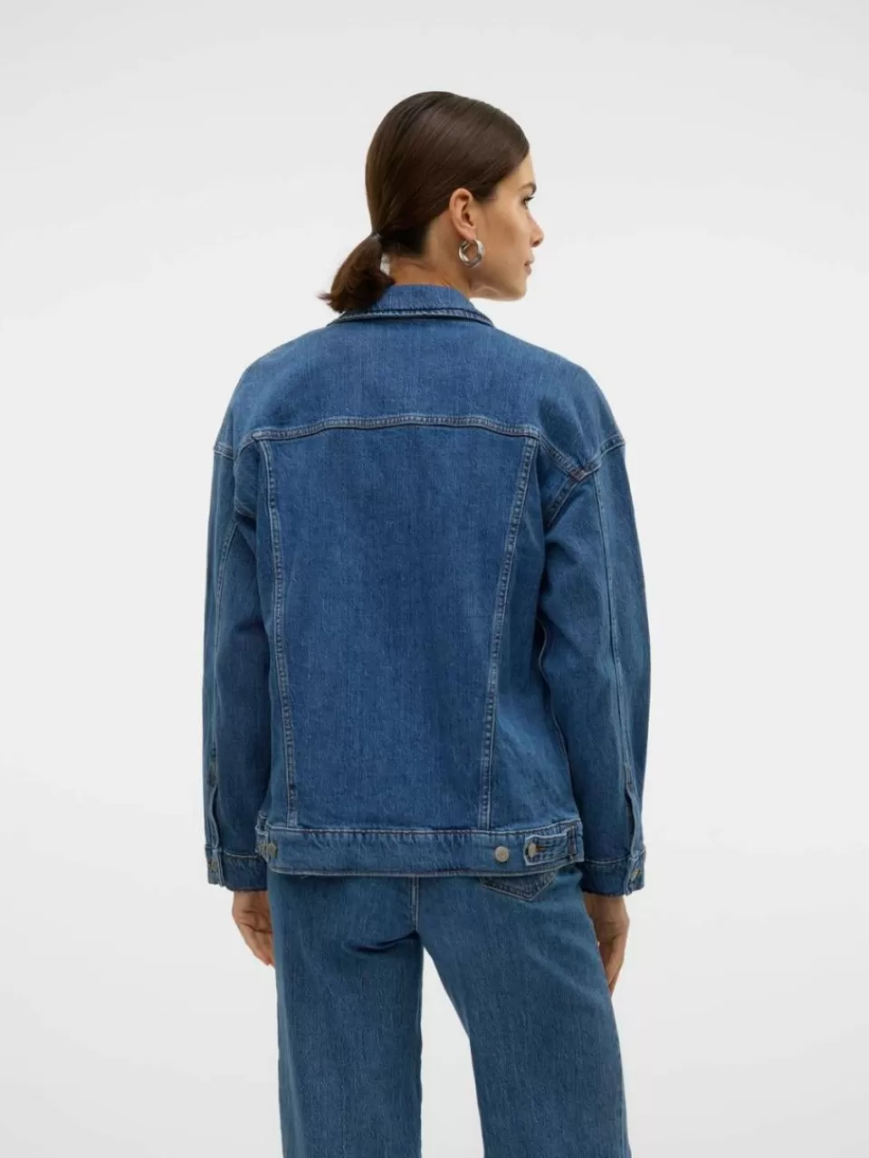 Online VERO MODA VMTESSA Jakke Medium Blue Denim