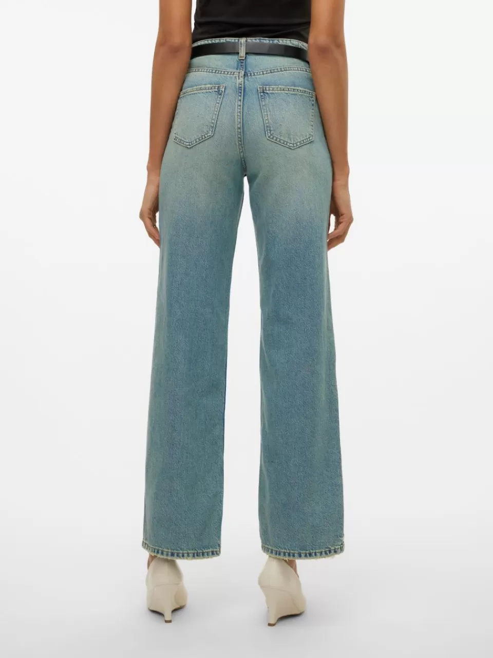 Online VERO MODA VMTESSA Wide Fit Jeans Medium Blue Denim