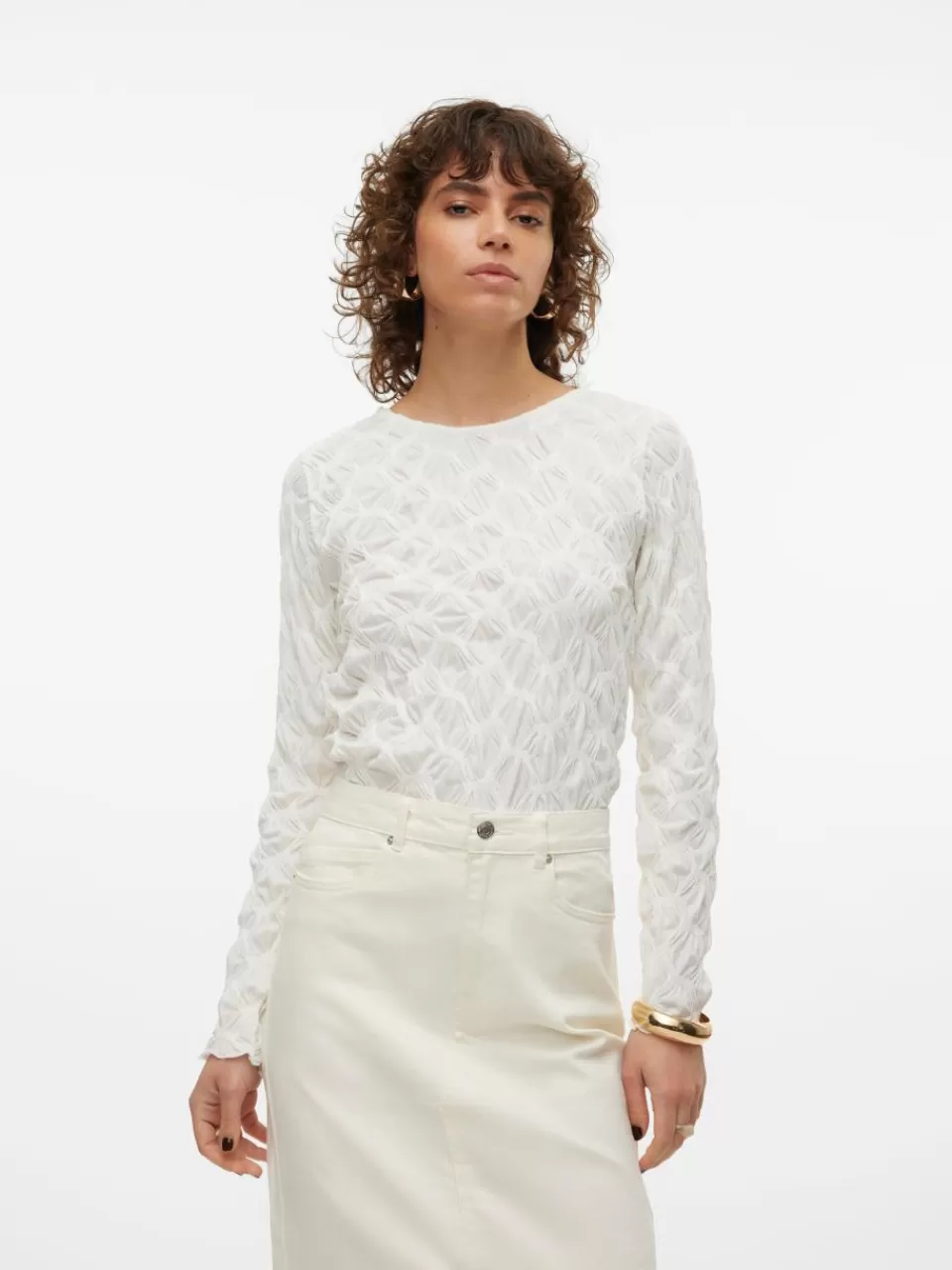 Online VERO MODA VMUMA Topp Snow White