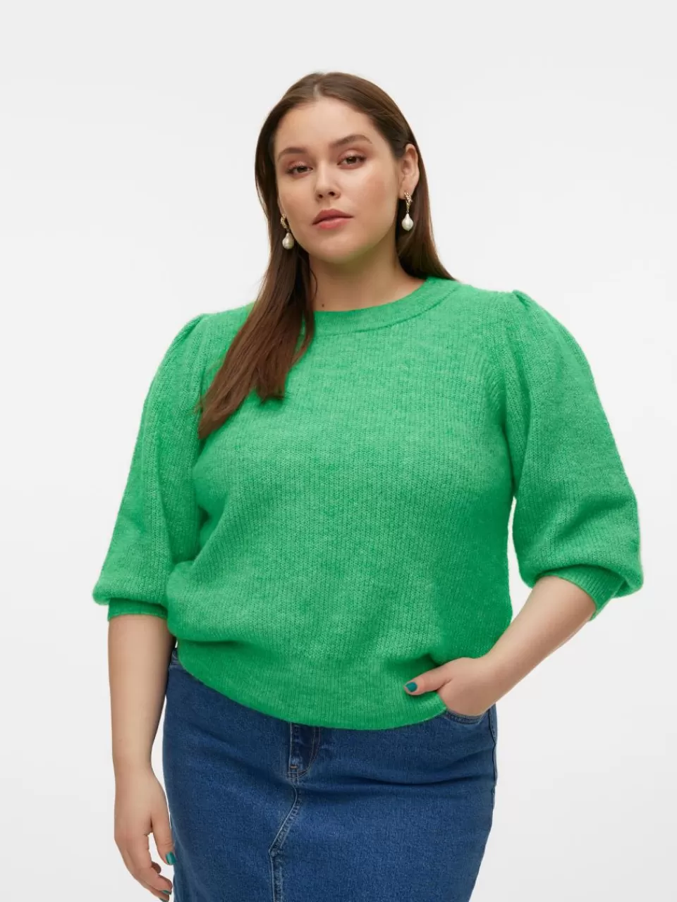 Clearance VERO MODA VMVIGGA Genser Bright Green