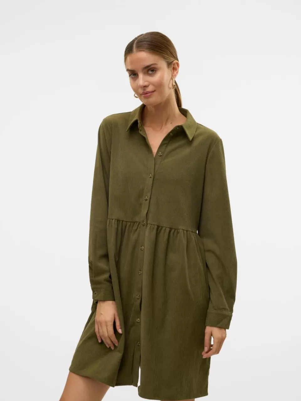 Best Sale VERO MODA VMVILJA fløyelskjole Olive Night