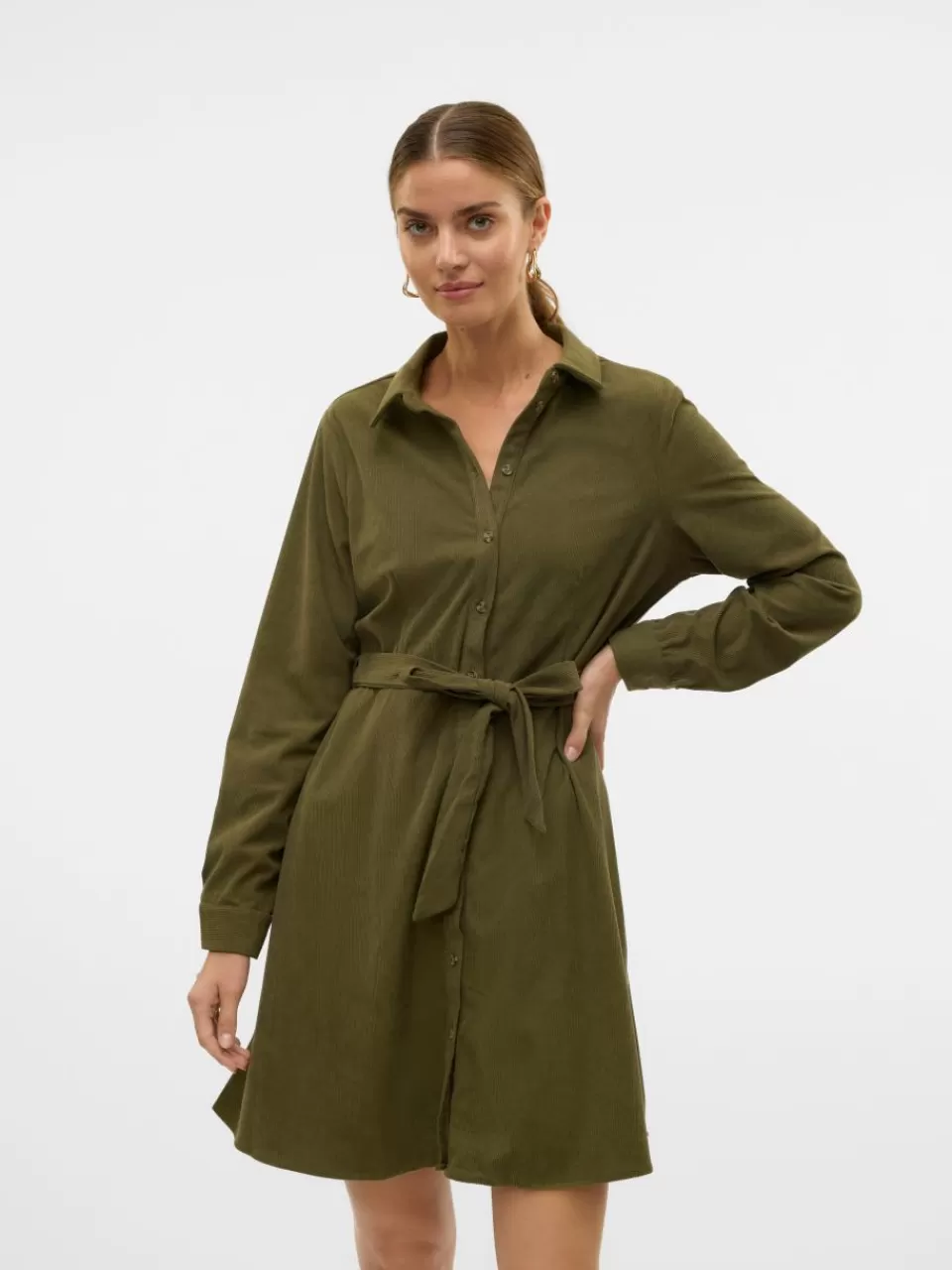 Online VERO MODA VMVILJA Kort kjole Olive Night