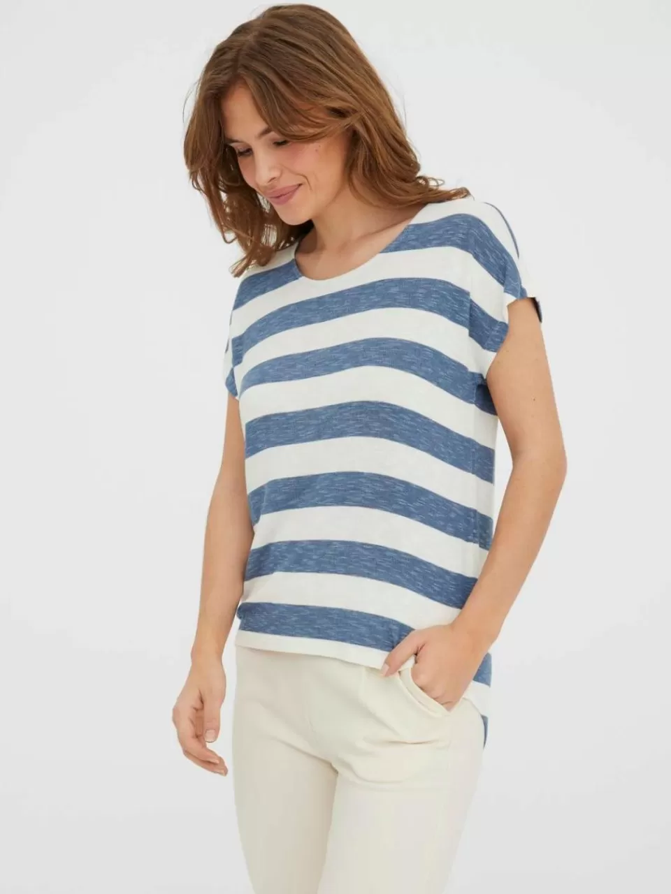 Hot VERO MODA VMWIDE Topp China Blue