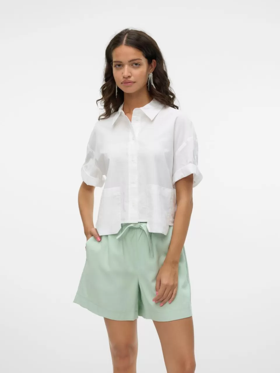 Flash Sale VERO MODA VMZUKI Topp Bright White