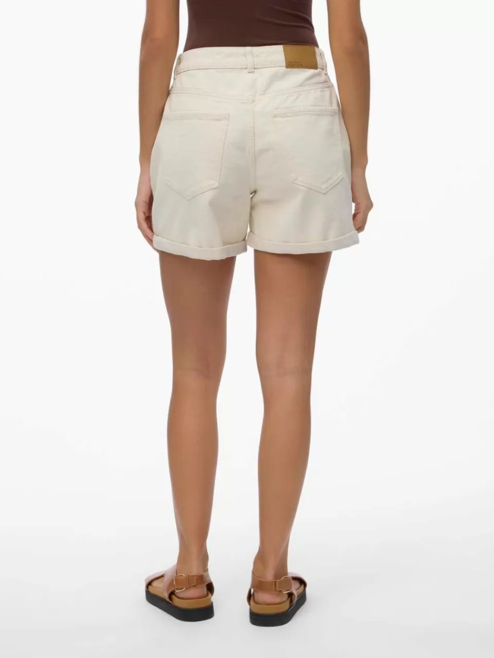 Discount VERO MODA VMZURI Shorts Ecru